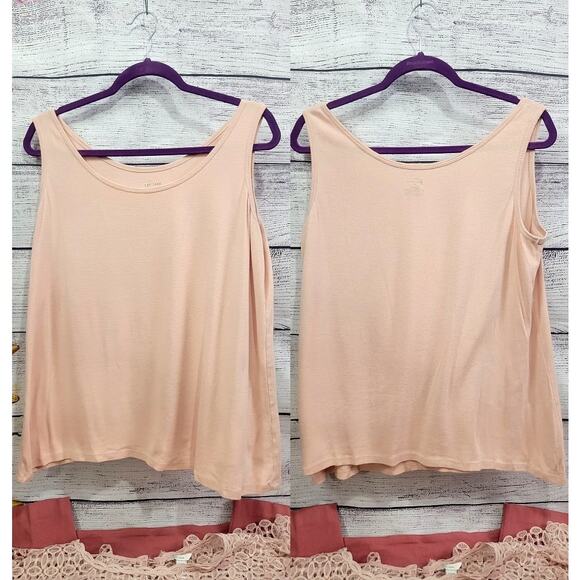 C. Est. 1946 Pink Tank with Crochet overlay & Matching Pants Size See Desc. - Picture 4 of 8